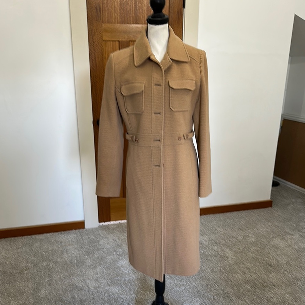 Vintage Kenneth Cole Reaction Camel Women's Trench Coat